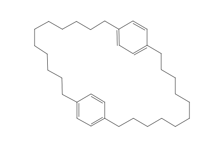 Tricyclo[26.2.2.2(13,16)]tetratriaconta-13,15,28,30,31,33-hexaene