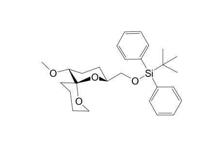 (1S)-6-O-(tert-Butyldiphenylsilyl)-1,3,4-trideoxy-2-O-methyl-D-erythro-hexopyranose-1-spiro-2'-tetrahydropyran