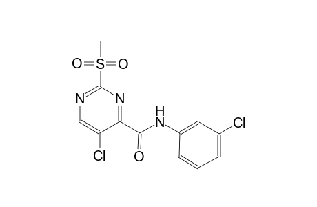 4-pyrimidinecarboxamide, 5-chloro-N-(3-chlorophenyl)-2-(methylsulfonyl)-