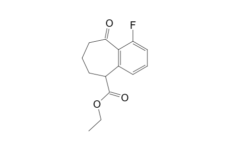 Ethyl 1-fluoro-9-oxo-6,7,8,9-tetrahydro-5H-benzocycloheptene-5-carboxylate