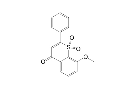 1,1-Diketo-8-methoxy-2-phenyl-thiochromen-4-one