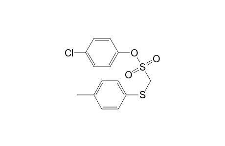 p-Chlorophenyl (p-Methylphenylthio)methanesulfonate