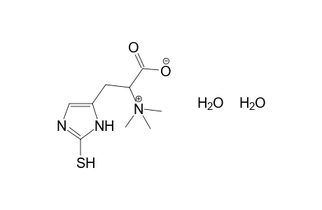 (4-carboxy-2[2-mercaptoimidazole-4(or 5)-yl]ethyl)trimethylammonium hydroxide, inner salt, dihydrate