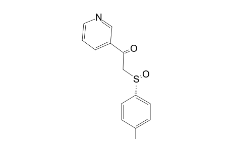 (Ss)-3-[1-Oxo-2-(p-tolylsulfinyl)ethyl]pyridine