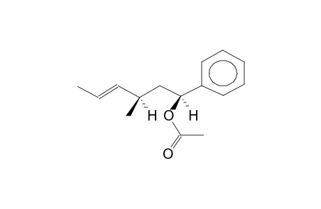 ERYTHRO-(1-ACETOXY-3-METHYLHEX-4E-ENYL)BENZENE