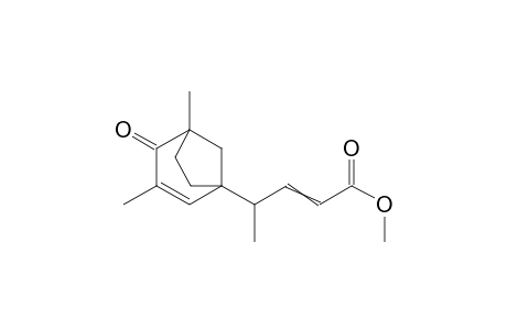 Methyl 4-(3,5-Dimethyl-4-oxobicyclo[3.2.1]oct-2-en-1-yl)-pentenoate