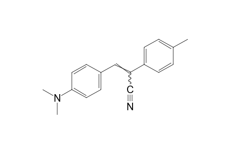 3-[p-(dimethylamino)phenyl]-2-p-tolylacrylonitrile