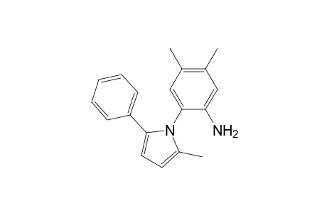 4,5-Dimethyl-2-(2-methyl-5-phenyl-1H-pyrrol-1-yl)aniline