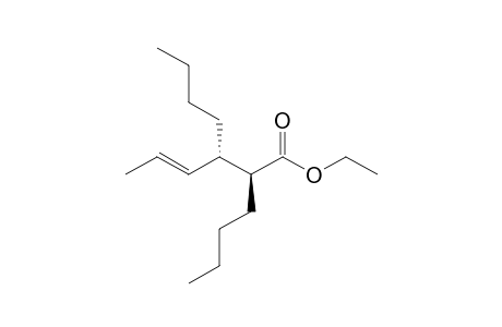 Ethyl (E)-2,3-di(1-butyl)-4-hexenoate