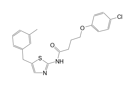 butanamide, 4-(4-chlorophenoxy)-N-[5-[(3-methylphenyl)methyl]-2-thiazolyl]-