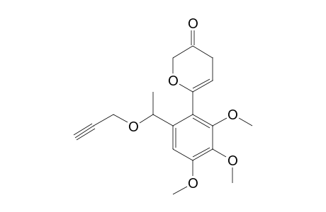 (RAC)-(1''RS)-6-[2,3,4-TRIMETHOXY-6-[1-(PROP-2-YNYLOXY)-ETHYL]-PHENYL]-2H-PYRAN-3(4H)-ONE