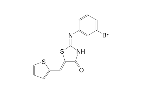 (2E,5Z)-2-[(3-bromophenyl)imino]-5-(2-thienylmethylene)-1,3-thiazolidin-4-one