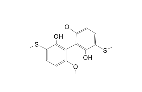 2-(2-Hydroxy-6-methoxy-3-methylthiophenyl)-3-methoxy-6-methylthiophenol