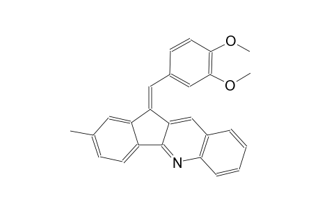 11H-indeno[1,2-b]quinoline, 11-[(3,4-dimethoxyphenyl)methylene]-2-methyl-, (11Z)-