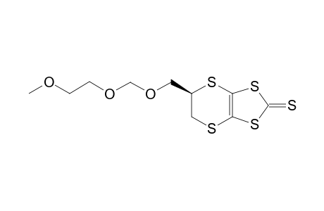 (5R)-5,6-DIHYDRO-5-(2-METHOXYETHOXYMETHOXYMETHYL)-[1,3]-DITHIOLO-[4,5-B]-[1,4]-DITHIINE-2-THIONE