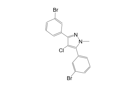 3,5-bis(3-bromophenyl)-4-chloro-1-methyl-1H-pyrazole