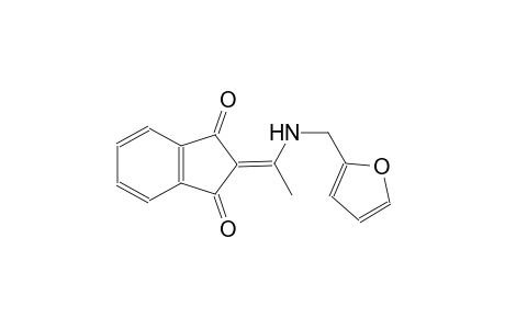1H-indene-1,3(2H)-dione, 2-[1-[(2-furanylmethyl)amino]ethylidene]-