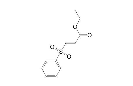 (E)-3-(benzenesulfonyl)-2-propenoic acid ethyl ester