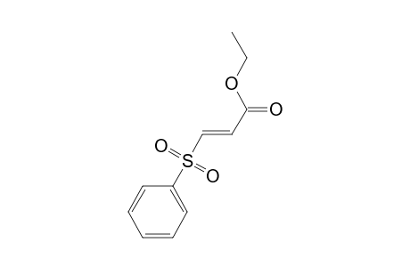 (E)-3-(benzenesulfonyl)-2-propenoic acid ethyl ester