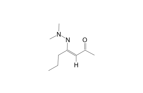 4-(N,N-dimethylhydrazino)-3-hepten-2-one