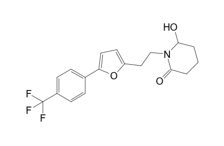 N-(2-(5-[4-Trifluoromethyl]phenyl-2-furyl)ethyl)-5-hydroxy-2-pyrrolidinone