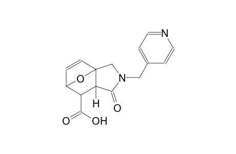 (1S,5R,7R)-4-oxo-3-(4-pyridinylmethyl)-10-oxa-3-azatricyclo[5.2.1.0~1,5~]dec-8-ene-6-carboxylic acid