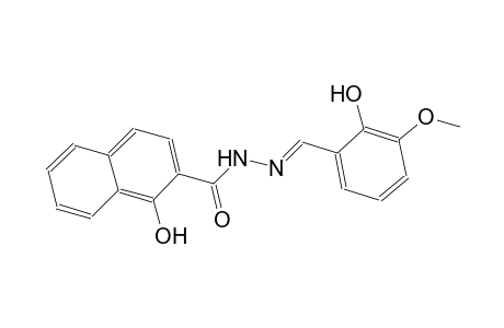 1-hydroxy-N'-[(E)-(2-hydroxy-3-methoxyphenyl)methylidene]-2-naphthohydrazide