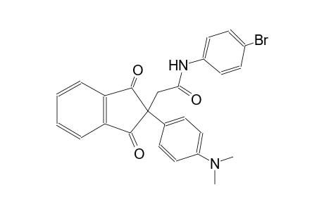 N-(4-bromophenyl)-2-{2-[4-(dimethylamino)phenyl]-1,3-dioxo-2,3-dihydro-1H-inden-2-yl}acetamide