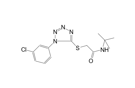 N-(tert-butyl)-2-{[1-(3-chlorophenyl)-1H-tetraazol-5-yl]sulfanyl}acetamide
