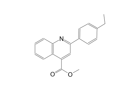 methyl 2-(4-ethylphenyl)-4-quinolinecarboxylate