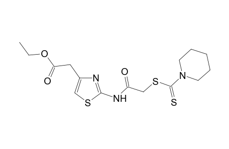 Ethyl 2-[2'-(1"-pyridyl)thiocarbamoyl]thio]acylamino]-thiazol-4-acetate