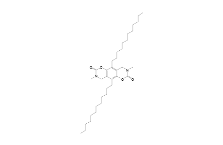 1,3-Oxazino[6,5-g][1,3]benzoxazine-2,7-dione, 5,10-didodecyl-3,4,8,9-tetrahydro-3,8-dimethyl-