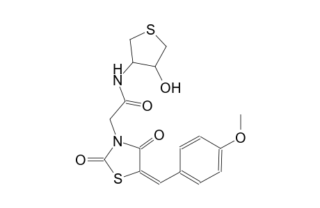 3-thiazolidineacetamide, 5-[(4-methoxyphenyl)methylene]-2,4-dioxo-N-[(3S,4R)-tetrahydro-4-hydroxythienyl]-, (5E)-
