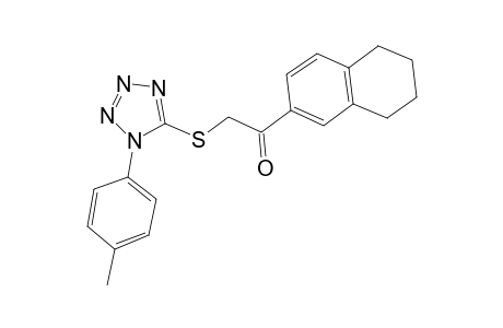 1-(5,6,7,8-Tetrahydro-naphthalen-2-yl)-2-(1-p-tolyl-1H-tetrazol-5-ylsulfanyl)-ethanone