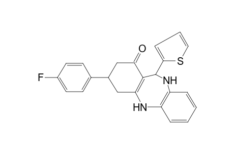 9-(4-fluorophenyl)-6-(2-thienyl)-5,6,8,9,10,11-hexahydrobenzo[b][1,4]benzodiazepin-7-one
