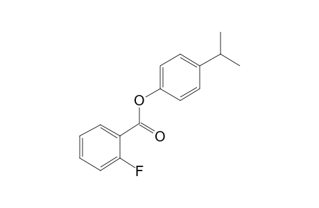 2-Fluorobenzoic acid, 4-isopropylphenyl ester