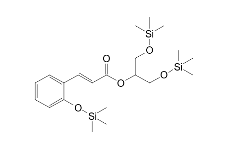 (E)-2,2,8,8-tetramethyl-3,7-dioxa-2,8-disilanonan-5-yl 3-(2-((trimethylsilyl)oxy)phenyl)acrylate