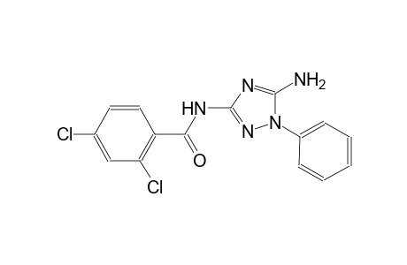N-(5-amino-1-phenyl-1H-1,2,4-triazol-3-yl)-2,4-dichlorobenzamide