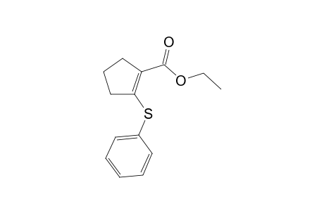 Ethyl 2-(phenlthio)-1-cyclopentene-1-carboxylate
