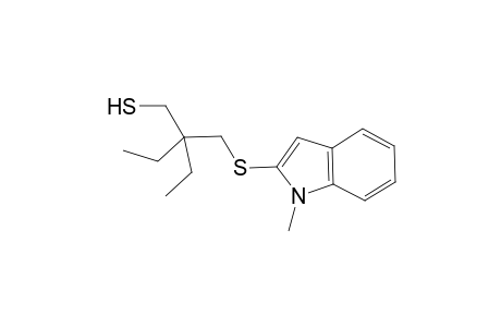 2-Ethyl-2-((1-methyl-1H-indol-2-ylthio)methyl)butane-1-thiol
