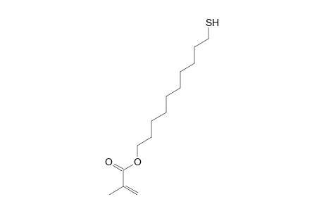Methacrylic 10-mercapto-1-decanyl ester