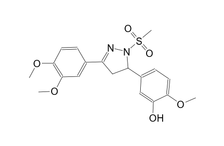 phenol, 5-[3-(3,4-dimethoxyphenyl)-4,5-dihydro-1-(methylsulfonyl)-1H-pyrazol-5-yl]-2-methoxy-
