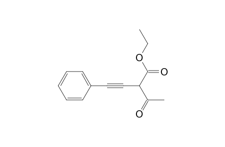 3-Butynoic acid, 2-acetyl-4-phenyl-, ethyl ester