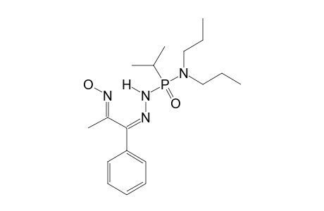 N,N-DIPROPYLAMINOISOPROPYL-2-(1-PHENYL-2-OXOPROPYLIDENE)-PHOSPHONOHYDRAZIDO-OXIME