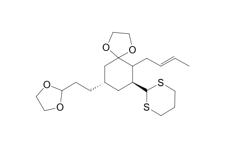 (3S,5S) 6-(Bu-2-enyl)-5-([1,3]-dithian-2-yl)-3-[2-(1,3-dioxolan-2-yl)ethyl]-1-(ethylenedioxy)cyclohexane