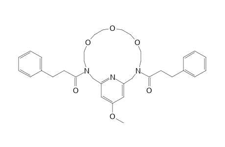 1-(15-hydrocinnamoyl-19-methoxy-6,9,12-trioxa-3,15,21-triazabicyclo[15.3.1]heneicosa-1(20),17(21),18-trien-3-yl)-3-phenyl-propan-1-one