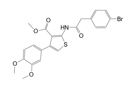 methyl 2-{[(4-bromophenyl)acetyl]amino}-4-(3,4-dimethoxyphenyl)-3-thiophenecarboxylate