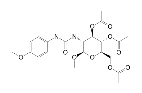 METHYL-3,4,6-TRI-O-ACETYL-2-DEOXY-2-PARA-METHOXYPHENYLUREIDO-BETA-D-GLUCOPYRANOSIDE