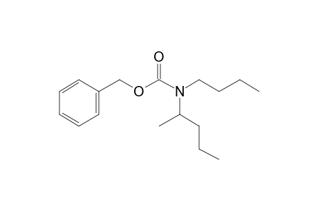 Carbonic acid, monoamide, N-(2-pentyl)-N-butyl-, benzyl ester