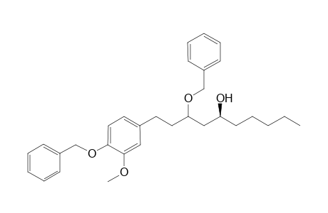 (5S)-3-(Benzyloxy)-1-[4-(benzyloxy)-3-methoxyphenyl]decan-5-ol